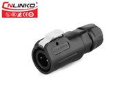 M12 IP67 2 Pin Autumotive Cable Waterproof Connector CNLINKO LP Series PBT Material
