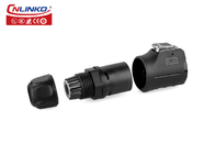 Cnlinko Provide 10A M16 3 Pin Connector Waterproof Power Connector With Dust Cover