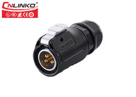 LP20 3pin cable connector Outdoor Waterproof Landscape Wire Connectors  IP67  For Linear Actuator