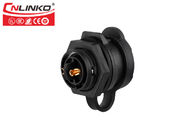 CNLINKO 2 Pin Ip67 Alloy Waterproof Circular Connectors , Waterproof Dc Power Connector