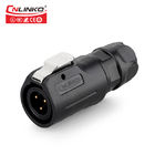5A 250V Power Female Male Waterproof 3 Pin Plug And Socket External Quick Bayonet Connect