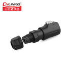 Waterproof  M12 Connector 4 Pin Female Male Butt Joint  For LED High Bay Light TUV Approved