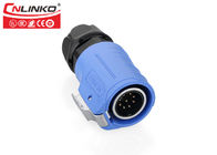 CNLINKO 9 Pin Waterproof Electrical Cord Connectors Include Four Holes For LED Display