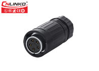 Electrical Crimp Terminal Automobile Waterproof Circular Connectors 5 Pin Male To Female