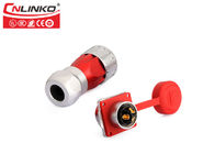 Cnlinko ip67 m24 panel dust cover plugs copper pin female male power connectors for led strip factory