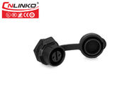 M12 IP67 2 Pin Autumotive Cable Waterproof Connector CNLINKO LP Series PBT Material