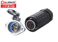 3 Pin Terminals Waterproof Electrical Cord Connectors Cnlinko YA-20 For Led Spot Lighting