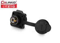IP67 Waterproof Electrical Plug And Socket Wire Connector CNLINKO 12V Quick Connect