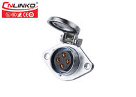 20A 500V 4 Pin Battery Outdoor Waterproof Connectors Cnlinko M20 For Power System