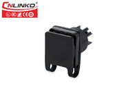 Quick Locking Waterproof Power Connector 3 Pin 20A Plug And Socket YF24 Series