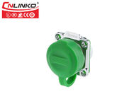 CNLINKO DH24 Fiber Waterproof Power Connector UL94-V0 Circular Power Connector