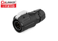 Cnlinko IP67 5A 5 Pin 16AWG PBT Waterproof Plastic Connector