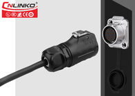 Cnlinko IP67 9pin Plug And Socket Connector 5A Zinc Alloy