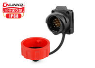 Factory price 12 PIN M24 waterproof circular connector female male with the connect socket