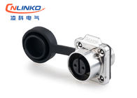 18AWG Cable 2 Pin Circular Waterproof Power Connector Cnlinko M12 CE