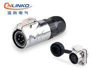 5 Pin IP65 18AWG Male Female Power Connector 3A IP67 Cnlinko M12