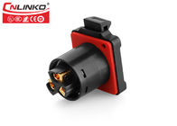 Cnlinko M24 3 Pin Plastic Panel Mount Connector 12AWG Male And Female