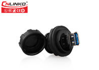 Cnlinko IP67 Sealed waterproof Female circular bayonet USB Type A Pannel Mount Connector