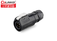 Cnlinko 4Pin Waterproof LED Light Connectors Soldering For Signal Control