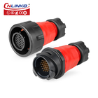 M24 Cnlinko IP67 Connectors Waterproof 24Pin 5A Cable To Cable Connector UL CE Approved