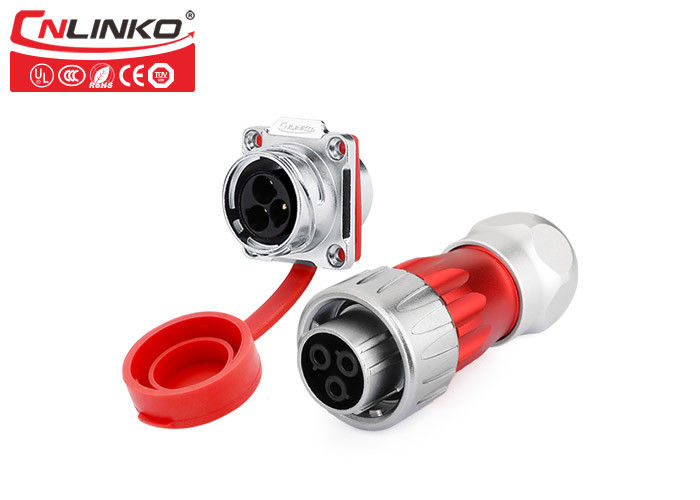 Cnlinko industrial circular plastic waterproof IP67 wire plug and socket outdoor cable quick disconnect