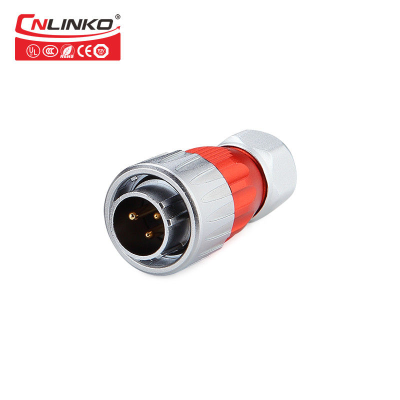 Zinc Alloy Cnlinko M20 500V 12A Waterproof Power Connector