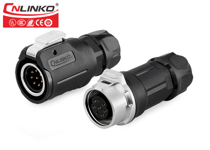 Cnlinko M16 Ip67 9pin 250V 5a Male Female Connector