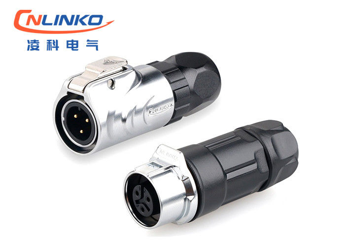 Zinc Alloy 3 Pin 5A 125v Butt Joint Wire Connector Low Current Solutions