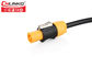 LED Display Port Waterproof Circular Connectors 3 Pin IP65 Powercon Type 500V supplier